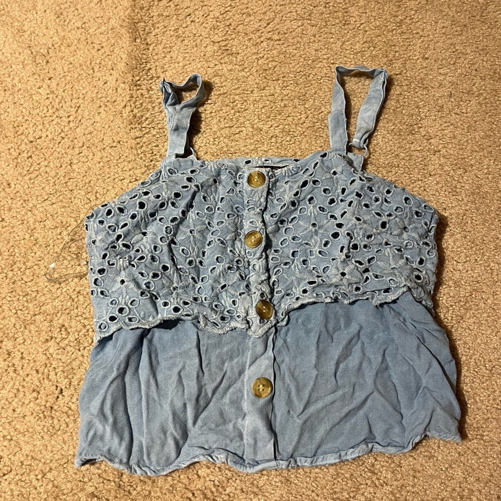 STYLE ENVY BLUE TANK TOP